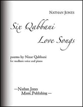 Six Qabbani Love Songs Vocal Solo & Collections sheet music cover